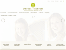 Tablet Screenshot of landheim-schondorf.de